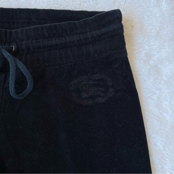 BURBERRY Velour Track Pants  size Small Dark Blue - Picture 4 of 8